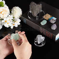 3 шт. 3 стиля плоские круглые акриловые основания подставки для мольбертов ODIS-GA0001-59