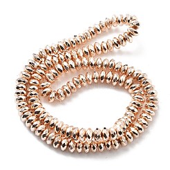 Гальванические нити из синтетических немагнитных гематитовых бусин G-I260-08D