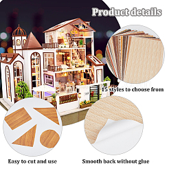 15 лист 15-х стилевых бумажных обоев с покрытием DIY-OC0012-18