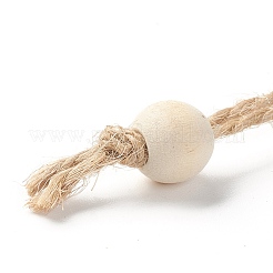 Décorations de pendentif en bois naturel sur le thème de noël&nbsp;HJEW-P010-15