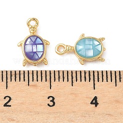 Подвески из латуни и ракушек с покрытием стойки&nbsp;KK-I357-13G