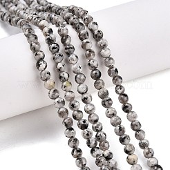 Gefärbt natürlichen weißen Jade Perlen Stränge&nbsp;G-T140-4mm-B02