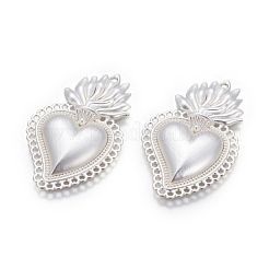 Aluminium Anhänger & Charms&nbsp;PALLOY-O094-01B-M1