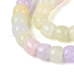 Perles de verre craquelé cuites au four&nbsp;DGLA-N019-02A-05