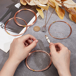5 рулон 4-х видов голой медной проволоки для рукоделия CWIR-BC0001-43B
