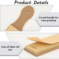 6 lima de papel de lija de 3 estilos con lápiz de madera y tablero de papel de lija&nbsp;TOOL-GF0003-57