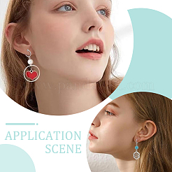 28 шт. латунная фурнитура для сережек-клипс KK-ME0001-30S