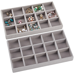 15 прямоугольная деревянная сетка&nbsp;LS-AJEW-WH20054-062G-02