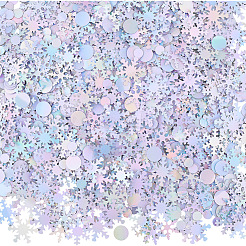 60 г новогодних снежинок из бумажного конфетти&nbsp;DIY-CY0002-42