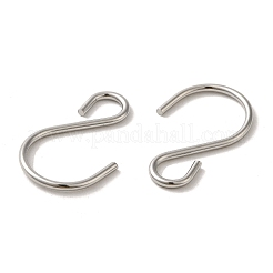 変色しない304ステンレススチールSフック留め具  ステンレス鋼色  29x17.5x1.5mm&nbsp;STAS-C085-03D-P