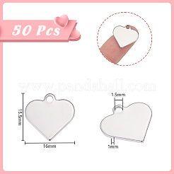 50 шт. подвески из нержавеющей стали STAS-UN0060-52