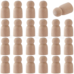 10 Stück unbehandelte Holzpuppe&nbsp;WOOD-GF0002-42A