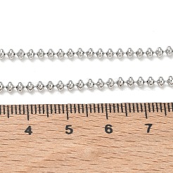 Colliers à chaîne à billes en laiton de 2.5 mm&nbsp;NJEW-K312-01P