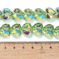 Гальванизируйте прозрачное стекло бисер нитей&nbsp;EGLA-B012-AB04