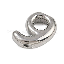304ステンレスペンダント  フィギュアチャーム  ステンレス鋼色  数6  20x14x5.5mm  穴：3x2mm&nbsp;LS-STAS-P402-01P-06