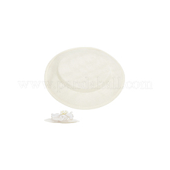 Fascinator-Basis aus Leinenimitat&nbsp;AJEW-WH0314-493