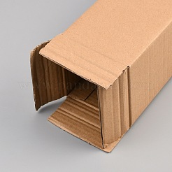 Boîtes d'emballage cadeau rectangulaires en papier kraft&nbsp;CON-WH0100-56B