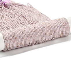 Нити бусин из натурального лавандового аметиста G-RM2025-07-2mm