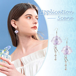 Латунь болтающийся серьги EJEW-TAC00024