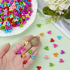 1400 шт. Непрозрачные акриловые бусины&nbsp;MACR-PA0001-43