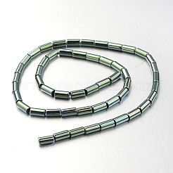Electroplate non magnetici ematite sintetico fili di perline&nbsp;G-F300-37C-07