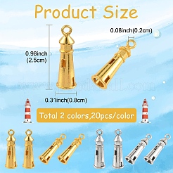 40 шт. 2-х цветные подвески из цинкового сплава в тибетском стиле&nbsp;FIND-YW0010-69