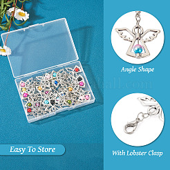 36шт 12 цвета сплав ангел кулон украшения&nbsp;FIND-TA0001-92