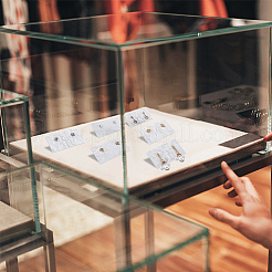 Акриловая серьга с водной рябью&nbsp;EDIS-WH0015-07A