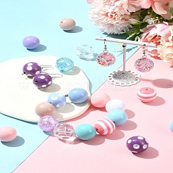 Круглые наборы для изготовления украшений из акрила и смолы своими руками DIY-FS0007-63