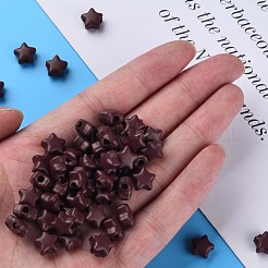 Лакированные бусины из акрила  MACR-S373-45-O02