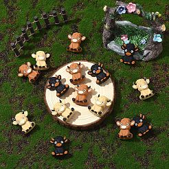 15 шт. 3-х цветные силиконовые бусины для крупного рогатого скота&nbsp;SIL-YW0001-97