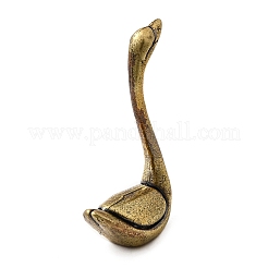 Латунные миниатюрные фигурки лебедей статуэтки для домашнего офиса украшение рабочего стола&nbsp;KK-S335-08AB