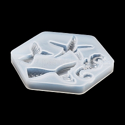 Moldes de silicona diy con adorno de animales marinos&nbsp;DIY-P078-03B