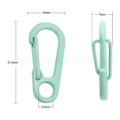 Anelli del cancello a molla in lega verniciati a spruzzo 30 pz 10 colori&nbsp;KEYC-CJ0001-03