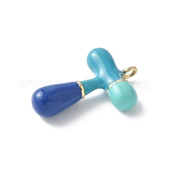 Pendentifs d'émail en laiton &nbsp;KK-E093-03G-T-01