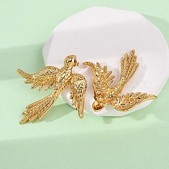 Серьги-гвоздики из нержавеющей стали 304 «Феникс»&nbsp;EJEW-L304-09G