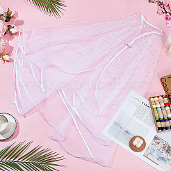 Capas de boda de poliéster&nbsp;DIY-WH0622-612A