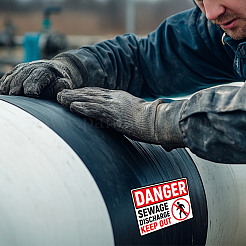 10 лист самоклеящихся этикеток для идентификационных кабелей из ПВХ STIC-WH0027-076