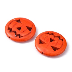 Синтетические бирюзовые бусины&nbsp;LS-X-TURQ-G115-30mm-08