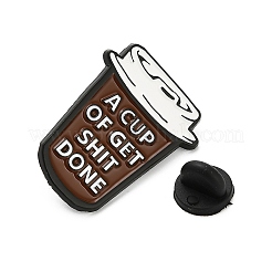 Кофейные эмалевые булавки JEWB-I048-03EB-01