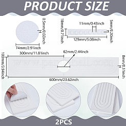 Коврик для смесителя в ванной из диатомита&nbsp;FIND-WH0139-816B