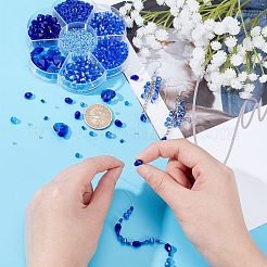 1630 шт. стеклянный стеклярус и бисер&nbsp;GLAA-PH0001-58