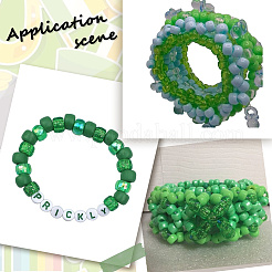 800шт набор акриловых и пластиковых бусин на тему Дня Святого Патрика OACR-SP0001-47