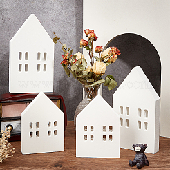 4 шт. 2 стиля рождественских деревянных украшений для дома DJEW-BC0001-28A