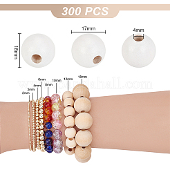 Европейский бисер из натурального дерева WOOD-PH0002-85