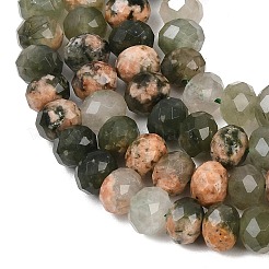 Естественный зеленый опал бисер нитей&nbsp;G-C259-A51-5x8mm