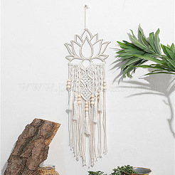 Богемные настенные украшения из дерева лотоса в стиле макраме PW-WG80509-01