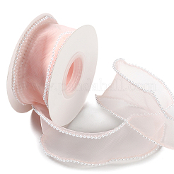 4 рулон сетчатой ленты с жемчужной окантовкой из АБС-пластика для изготовления бантов OCOR-CY0002-44C