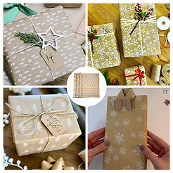 3 Rolle 3 Arten Weihnachtsgeschenkpapier&nbsp;DIY-TA0014-74
