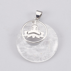 Природного кварца хрустальных подвесок&nbsp;KK-F751-J23